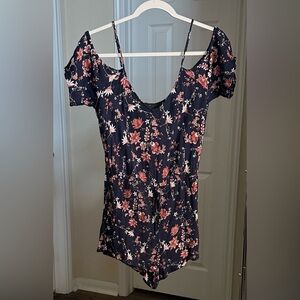 Be Cool Floral Print Romper